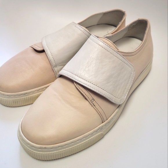 Zcd Montreal Leather velcro slip on sneakers size 7.5us 38 eu - Picture 4 of 13